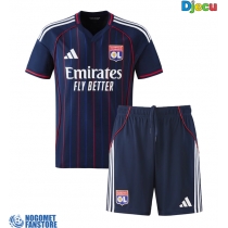 Olympique Lyonnais Gostujuci Dres za djecu 2025-26 Kratak Rukav (+ Kratke hlače)